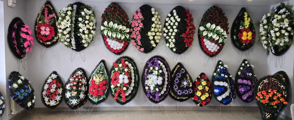 Венки и корзины
